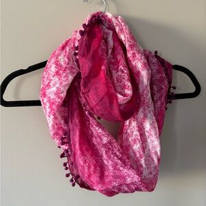 NWT Pink and White Women's Scarf
